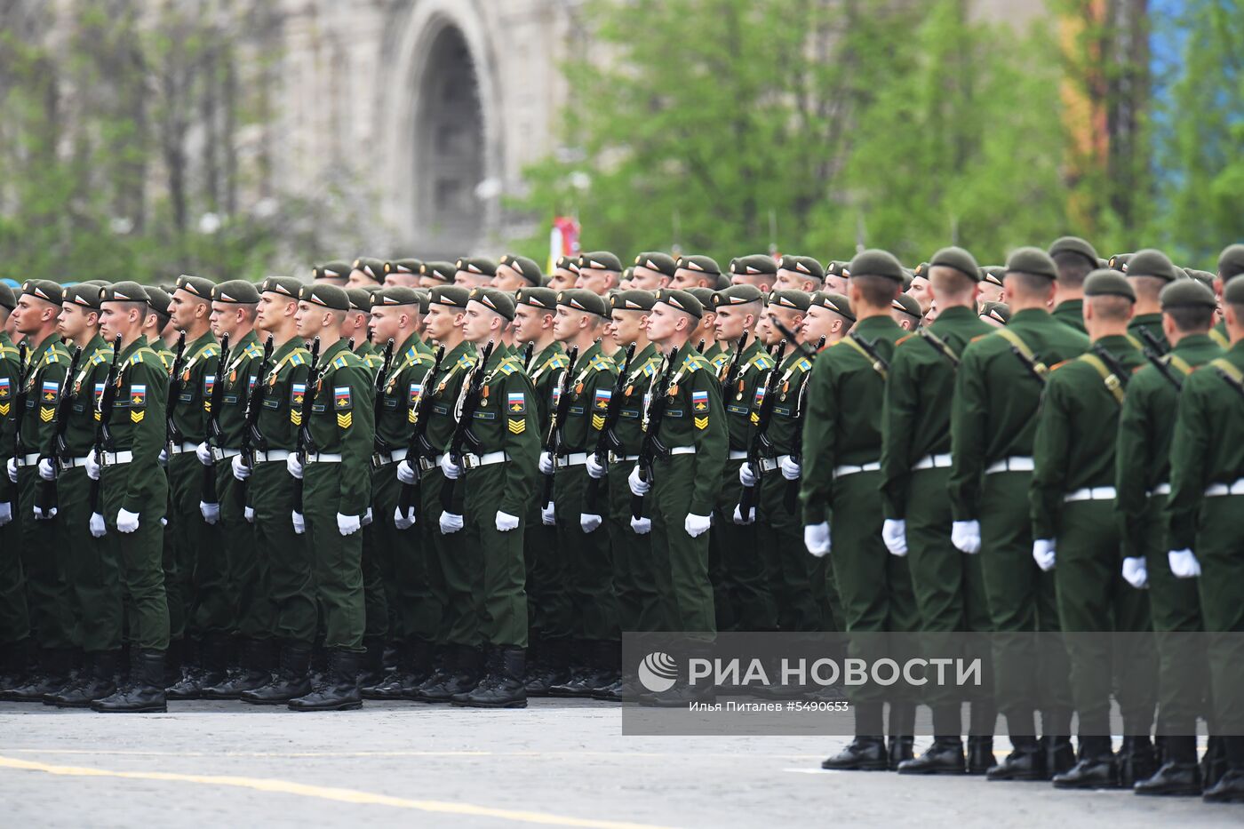 Генеральная репетиция парада Победы на Красной площади