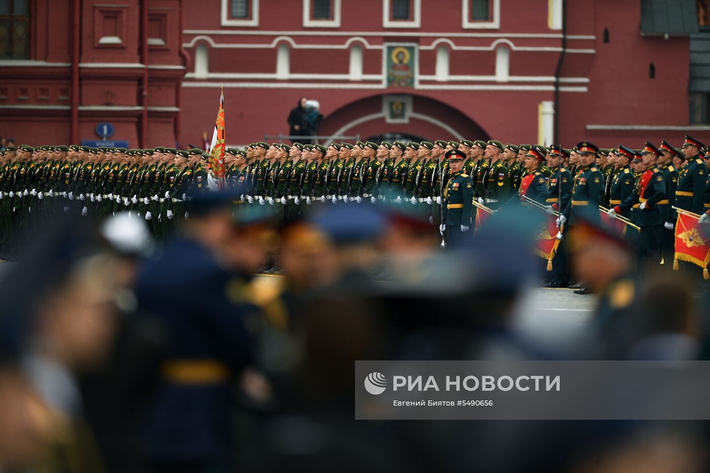 Генеральная репетиция парада Победы на Красной площади