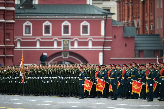 Генеральная репетиция парада Победы на Красной площади