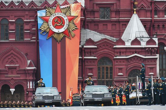 Генеральная репетиция парада Победы на Красной площади