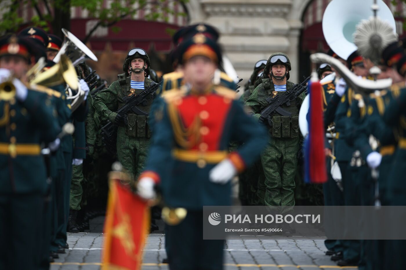 Генеральная репетиция парада Победы на Красной площади