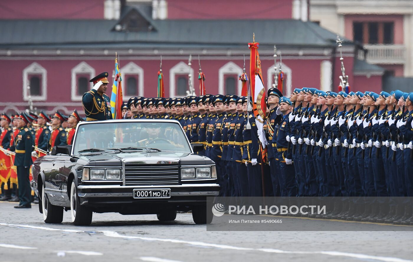 Генеральная репетиция парада Победы на Красной площади