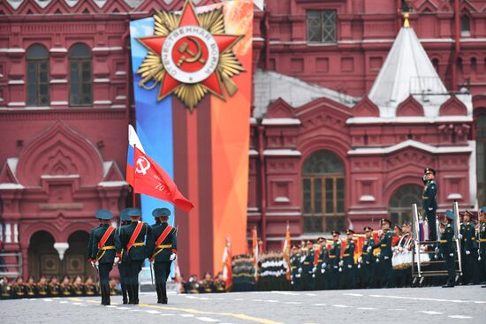 Генеральная репетиция парада Победы на Красной площади