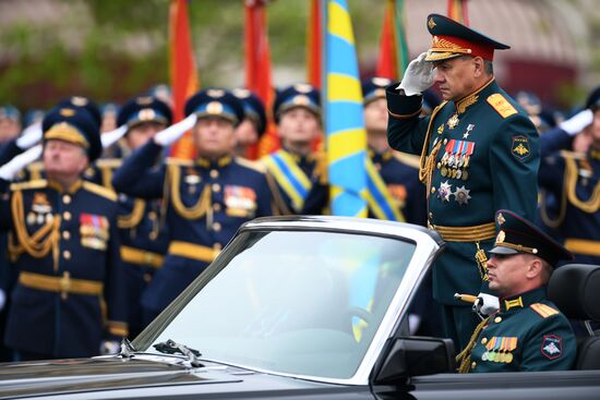 Генеральная репетиция парада Победы на Красной площади