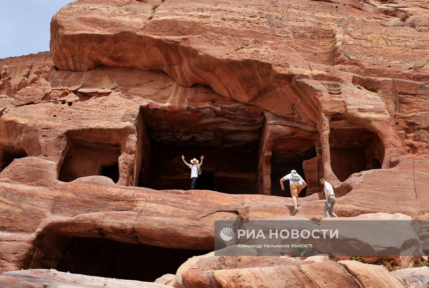 Древний город Петра в Иордании