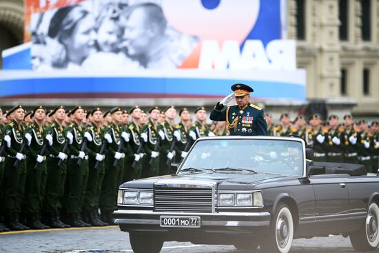 Генеральная репетиция парада Победы на Красной площади