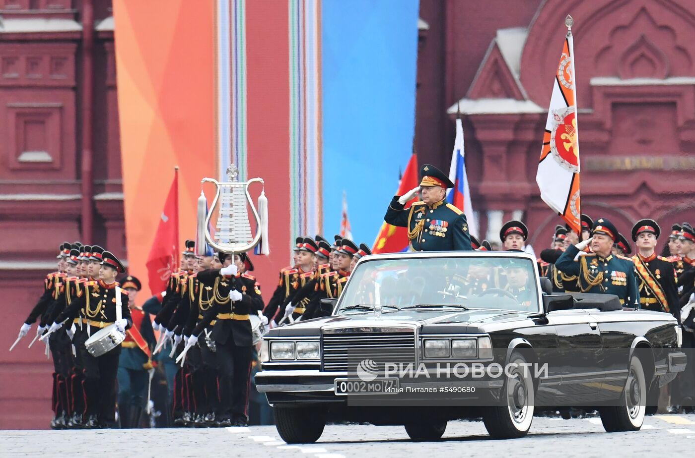 Генеральная репетиция парада Победы на Красной площади