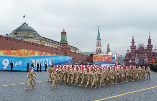 Генеральная репетиция парада Победы на Красной площади