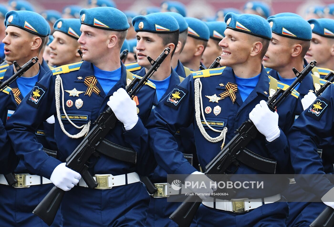 Генеральная репетиция парада Победы на Красной площади