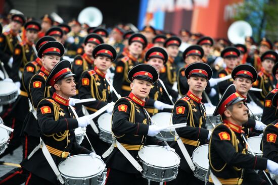 Генеральная репетиция парада Победы на Красной площади