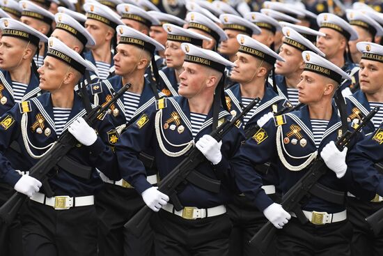 Генеральная репетиция парада Победы на Красной площади