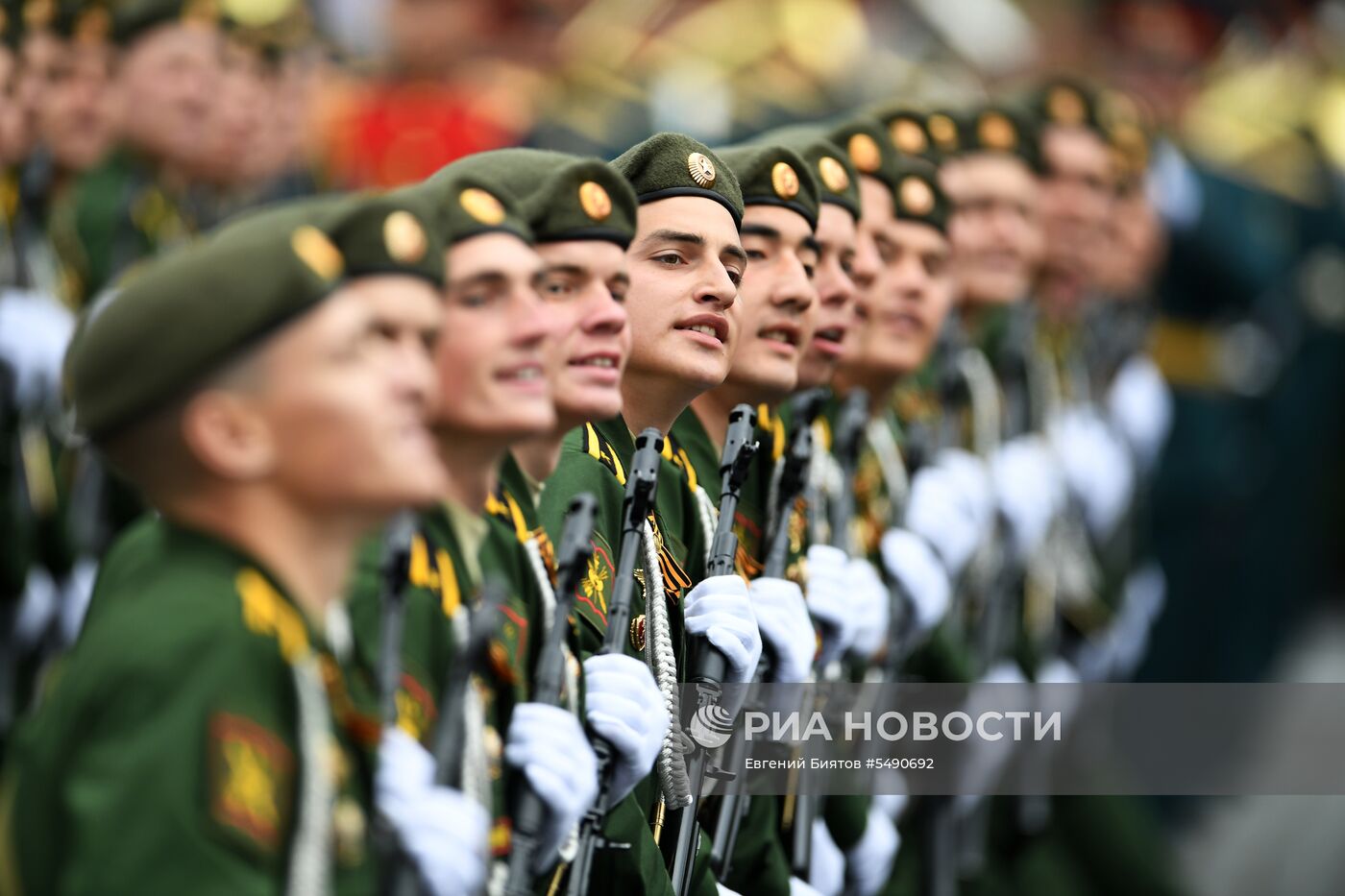 Генеральная репетиция парада Победы на Красной площади