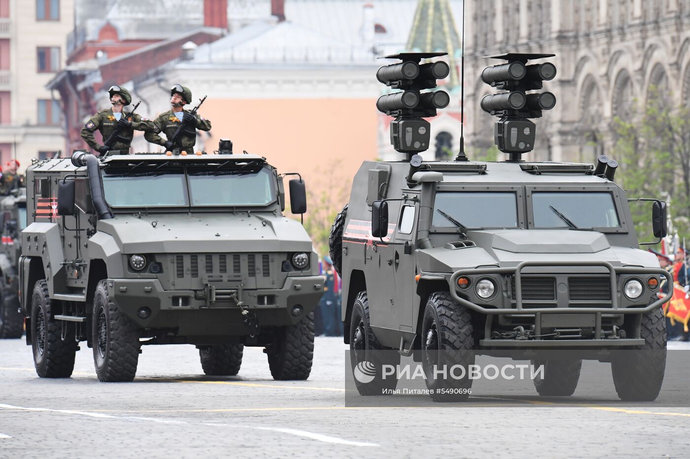 Генеральная репетиция парада Победы на Красной площади