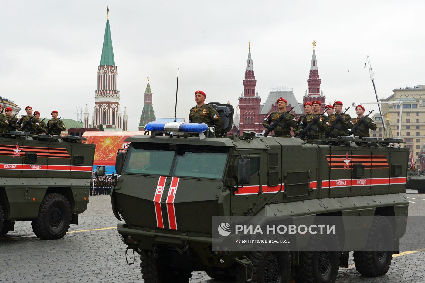 Генеральная репетиция парада Победы на Красной площади