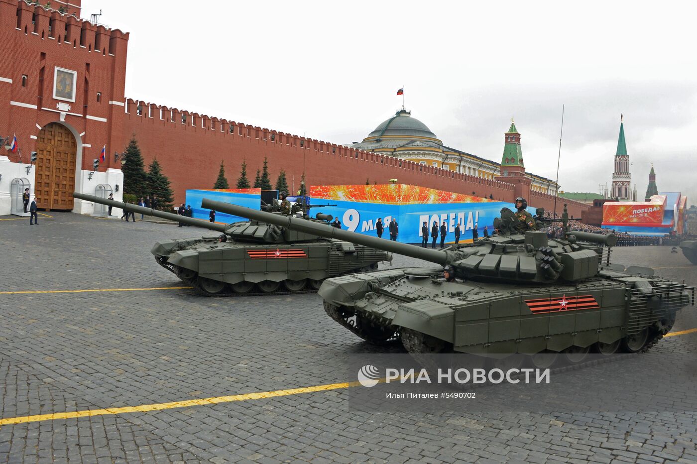 Генеральная репетиция парада Победы на Красной площади