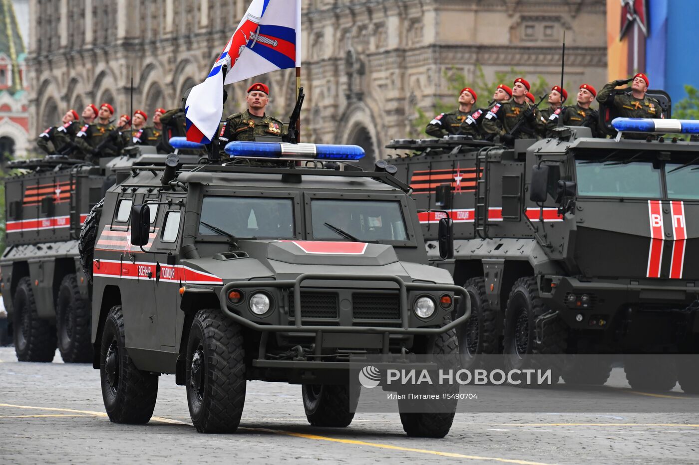 Генеральная репетиция парада Победы на Красной площади