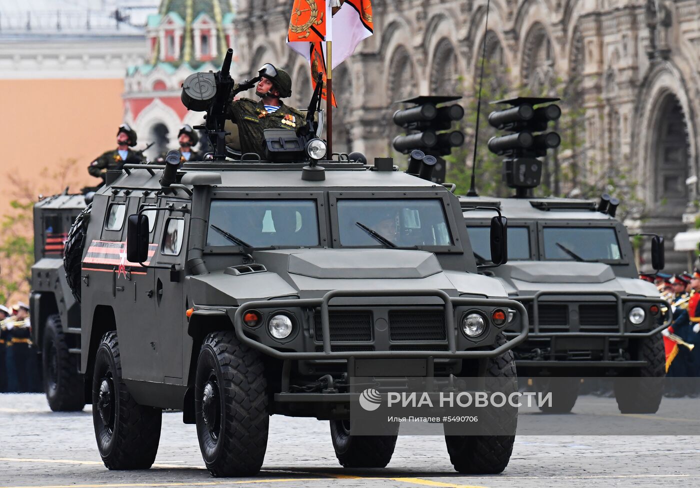 Генеральная репетиция парада Победы на Красной площади