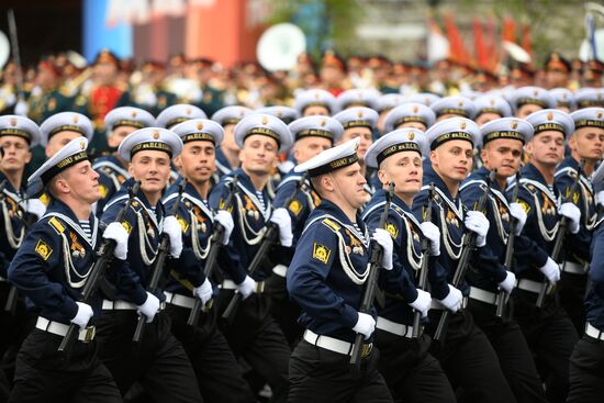 Генеральная репетиция парада Победы на Красной площади