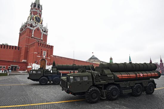 Генеральная репетиция парада Победы на Красной площади