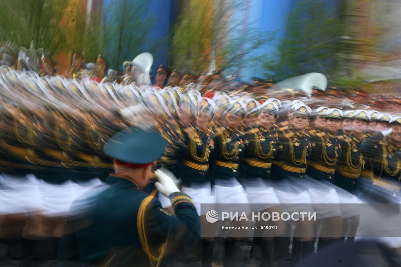 Генеральная репетиция парада Победы на Красной площади