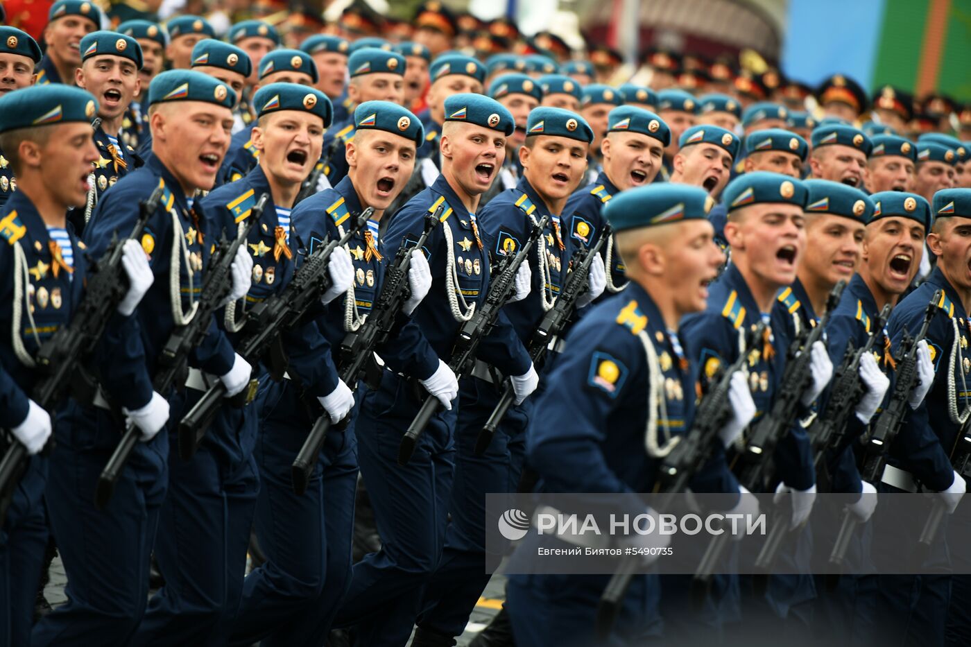 Генеральная репетиция парада Победы на Красной площади