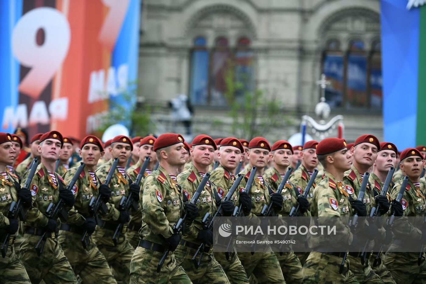 Генеральная репетиция парада Победы на Красной площади