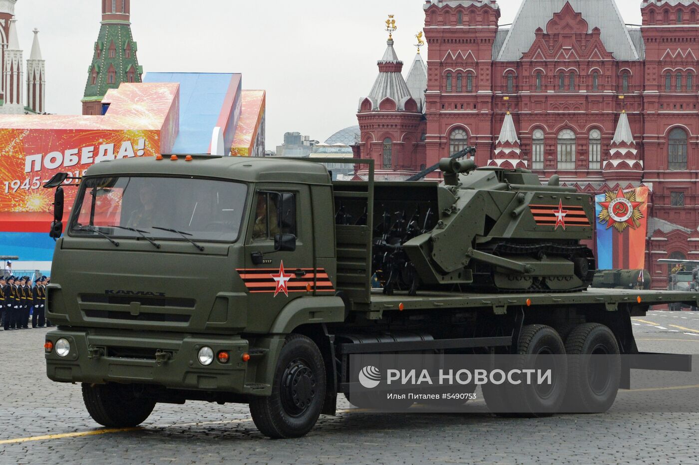 Генеральная репетиция парада Победы на Красной площади