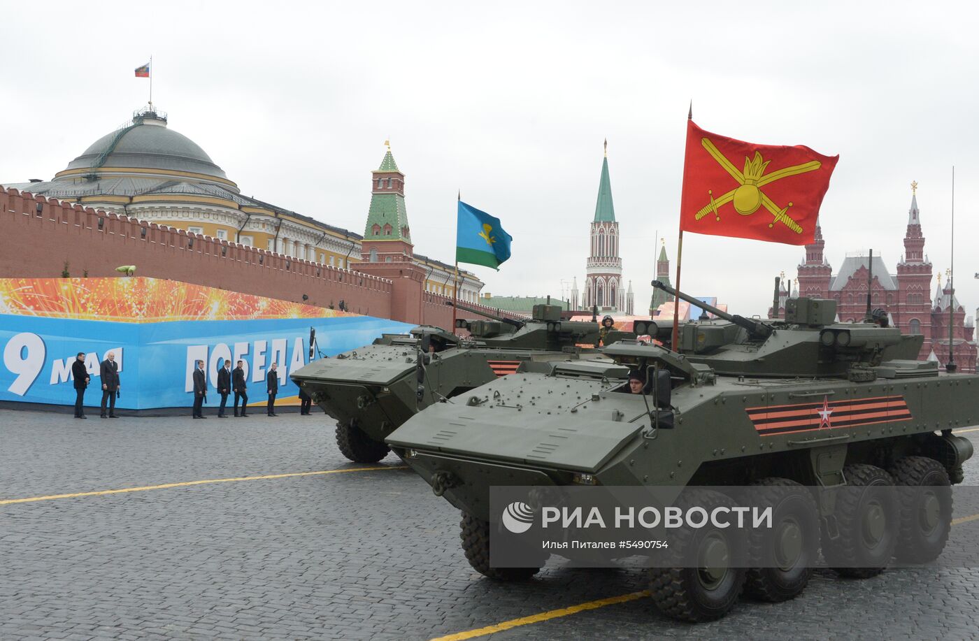 Генеральная репетиция парада Победы на Красной площади