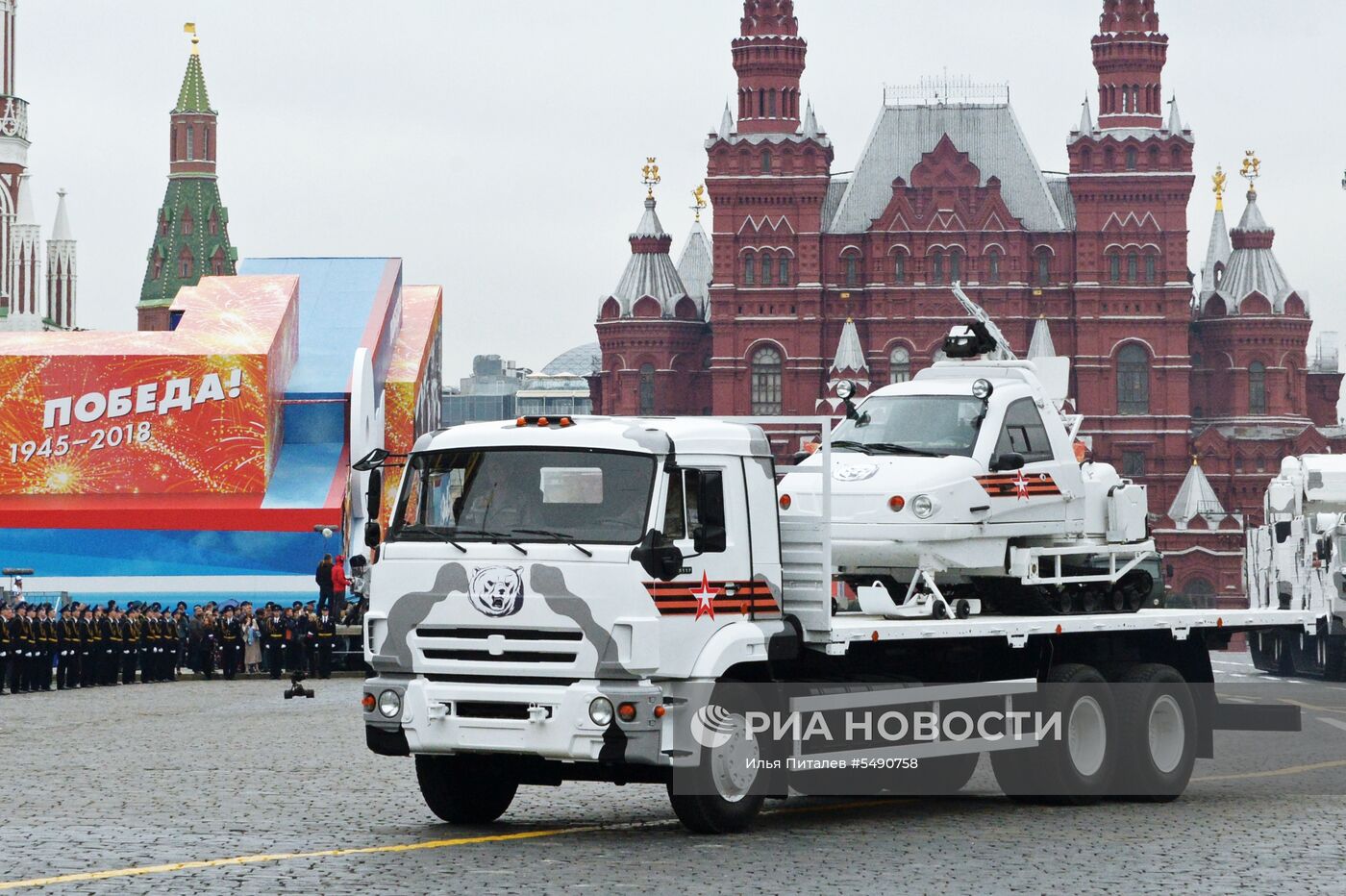 Генеральная репетиция парада Победы на Красной площади