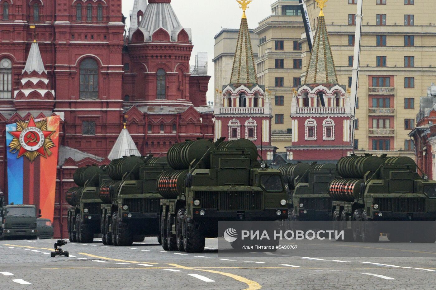 Генеральная репетиция парада Победы на Красной площади