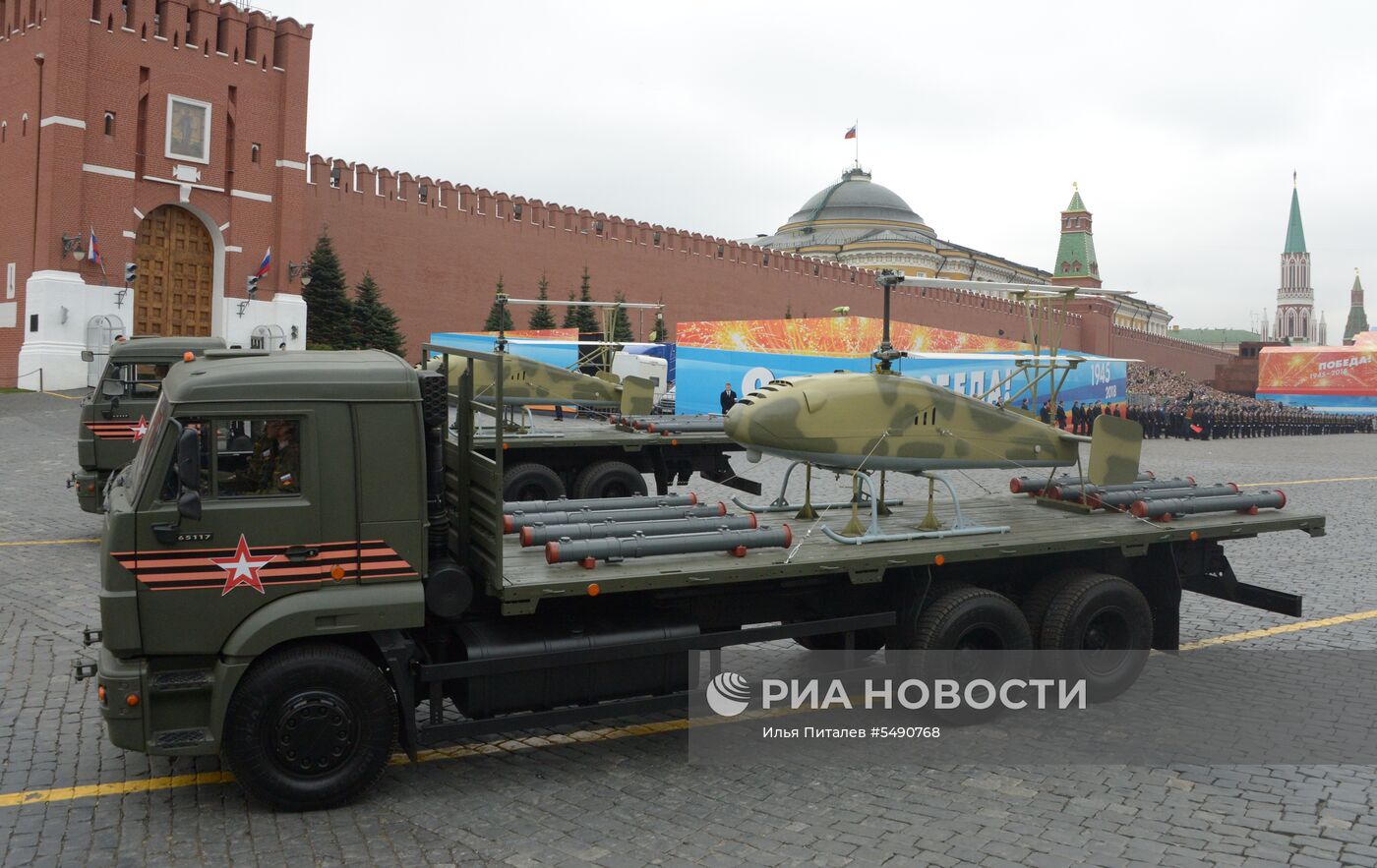 Генеральная репетиция парада Победы на Красной площади