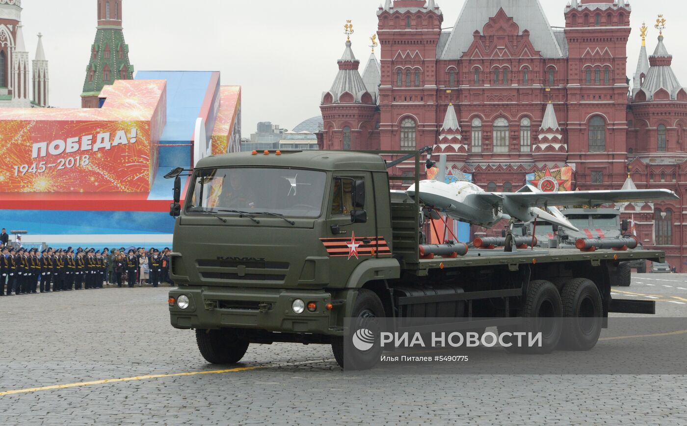 Генеральная репетиция парада Победы на Красной площади