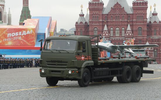 Генеральная репетиция парада Победы на Красной площади