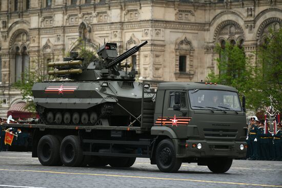 Генеральная репетиция парада Победы на Красной площади