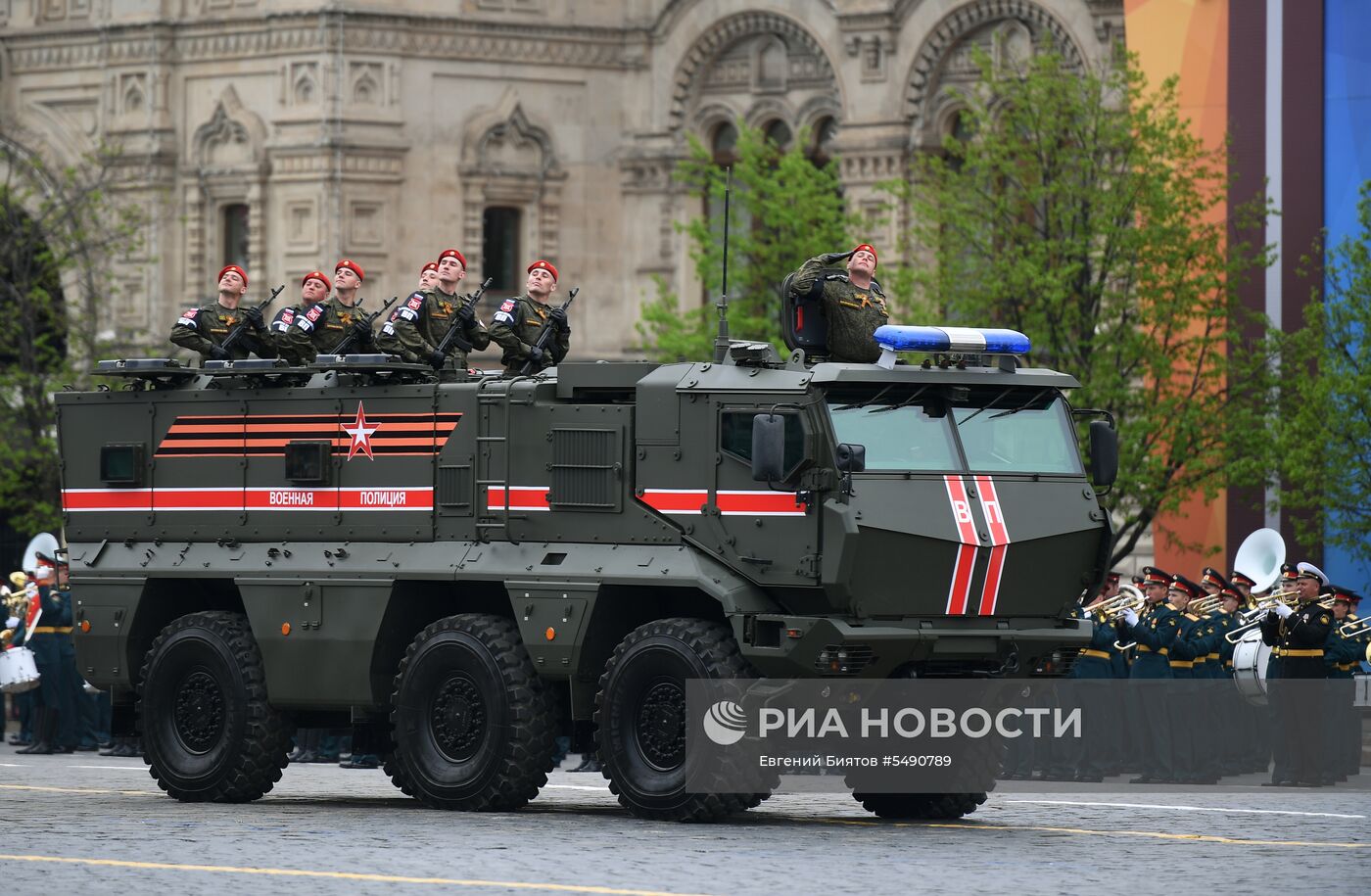 Генеральная репетиция парада Победы на Красной площади