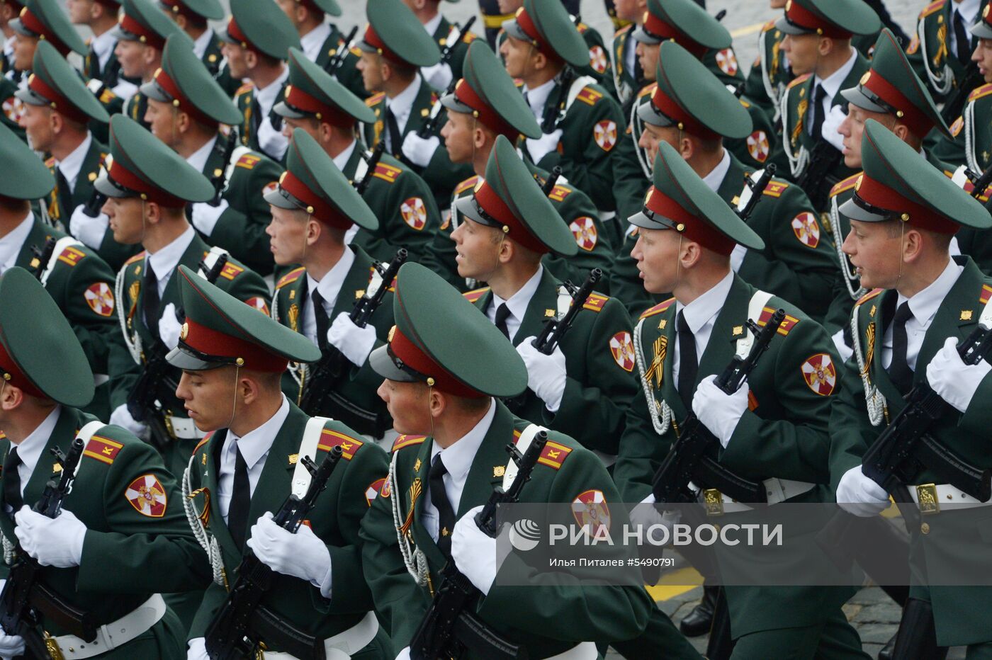 Генеральная репетиция парада Победы на Красной площади