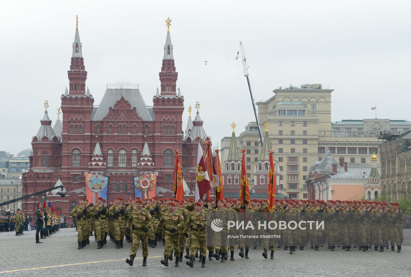 Генеральная репетиция парада Победы на Красной площади