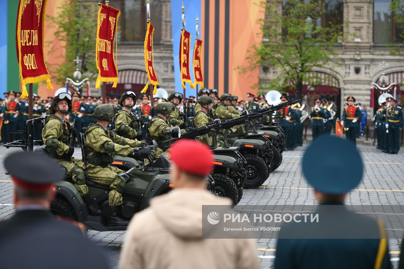 Генеральная репетиция парада Победы на Красной площади