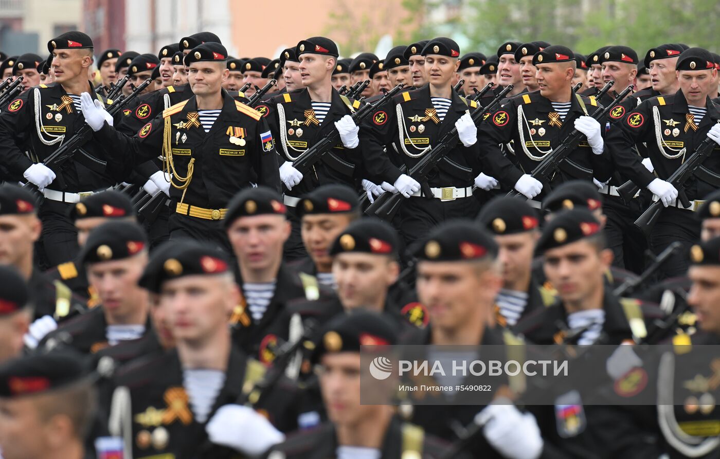 Генеральная репетиция парада Победы на Красной площади