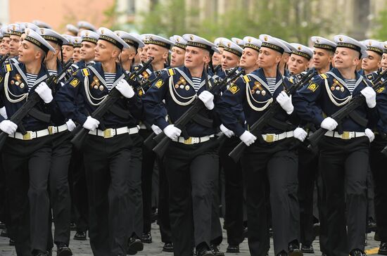 Генеральная репетиция парада Победы на Красной площади