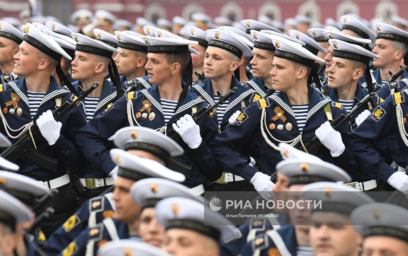 Генеральная репетиция парада Победы на Красной площади