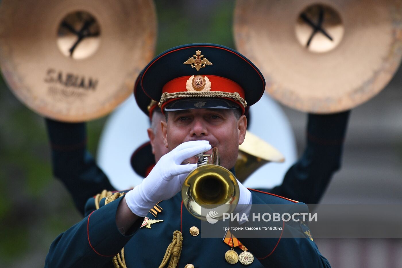 Генеральная репетиция парада Победы на Красной площади