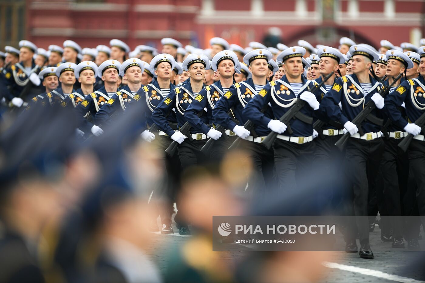 Генеральная репетиция парада Победы на Красной площади