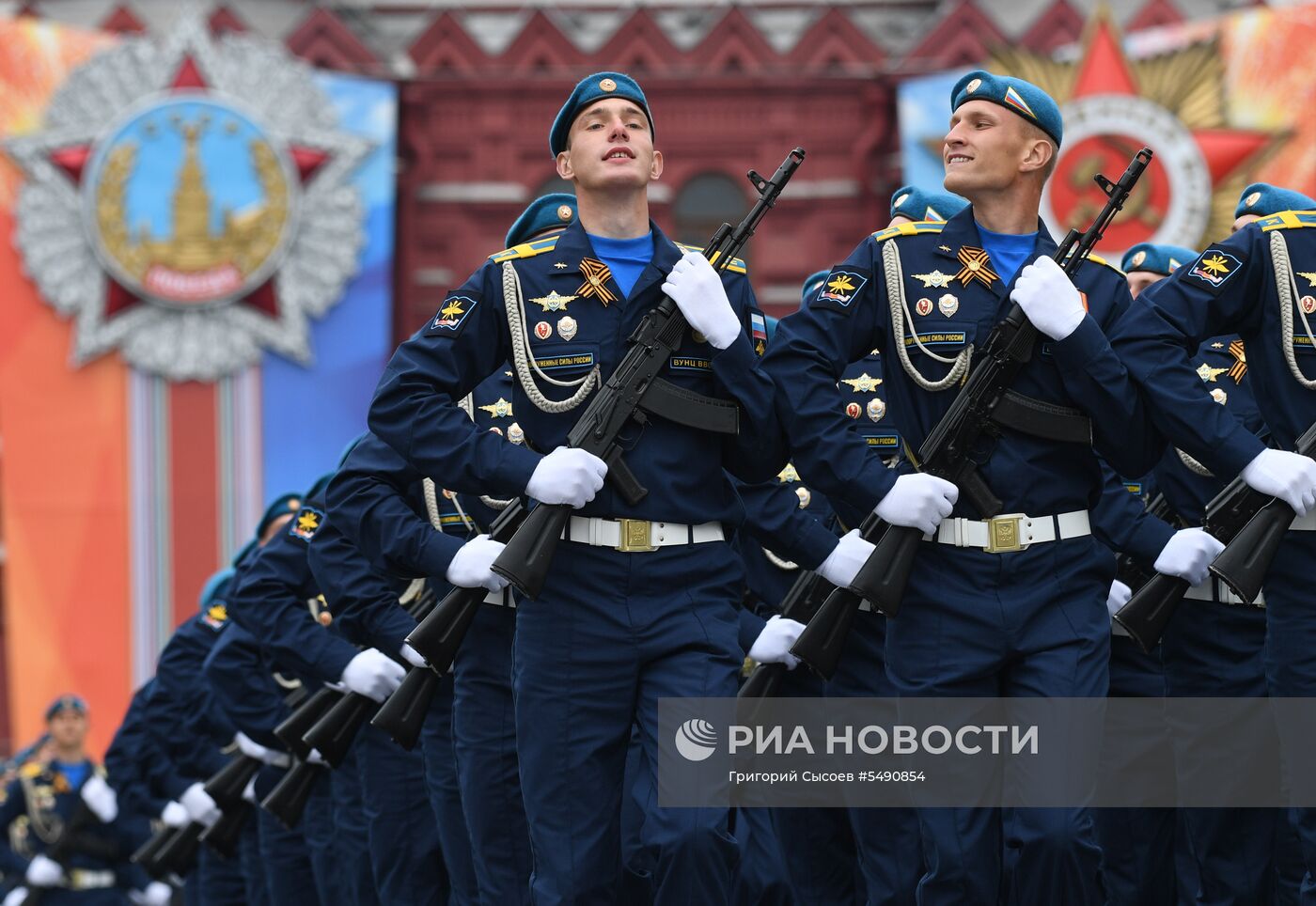 Генеральная репетиция парада Победы на Красной площади