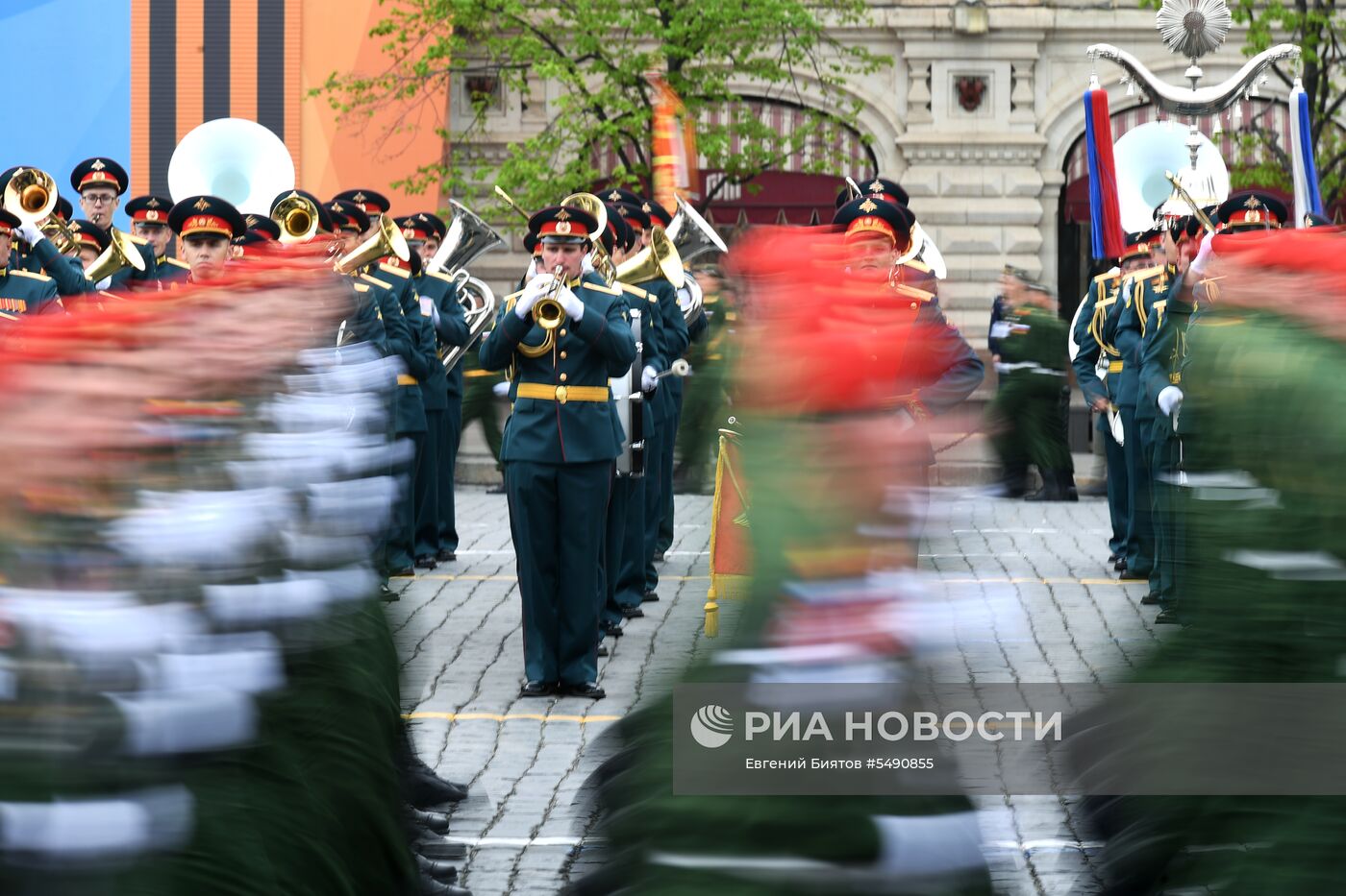 Генеральная репетиция парада Победы на Красной площади