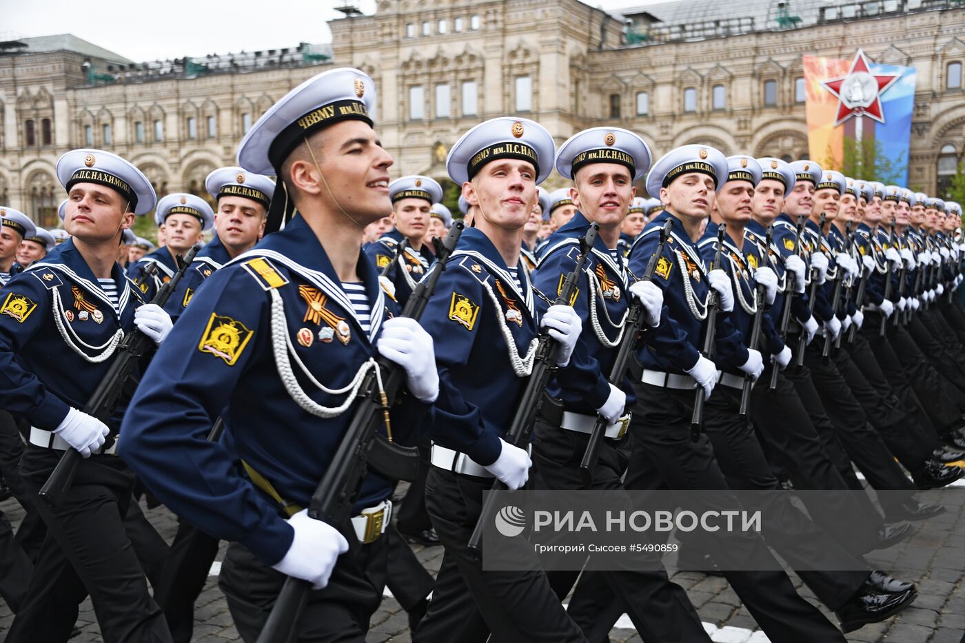 Генеральная репетиция парада Победы на Красной площади