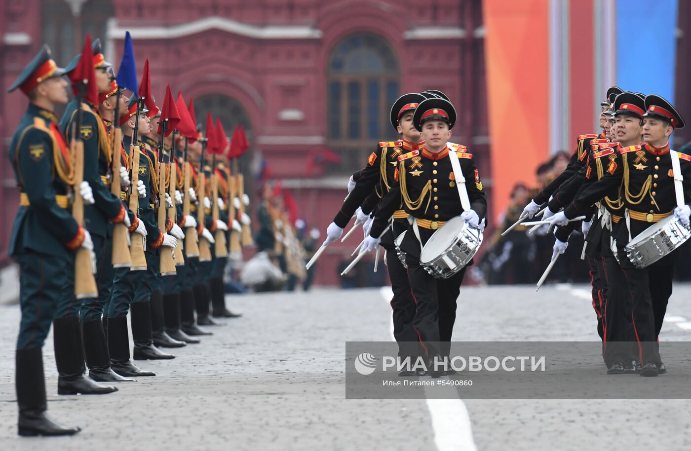 Генеральная репетиция парада Победы на Красной площади