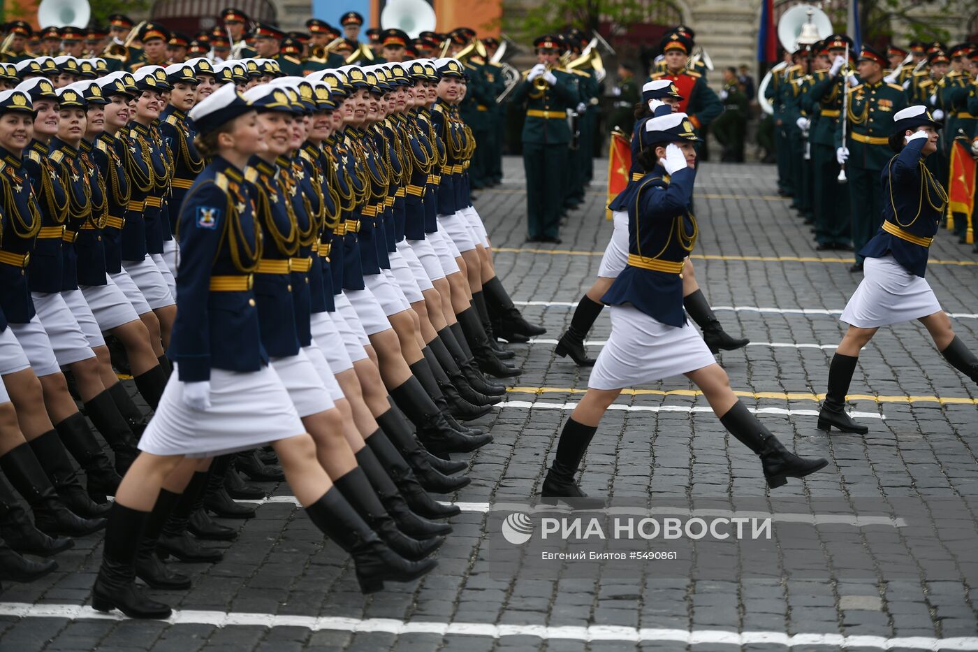 Генеральная репетиция парада Победы на Красной площади