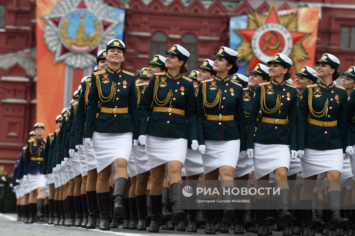 Генеральная репетиция парада Победы на Красной площади