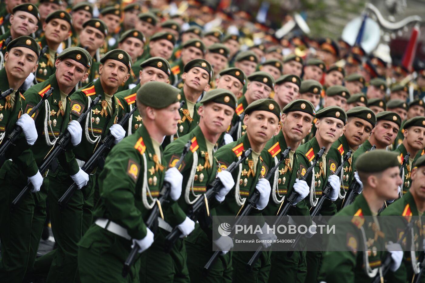 Генеральная репетиция парада Победы на Красной площади